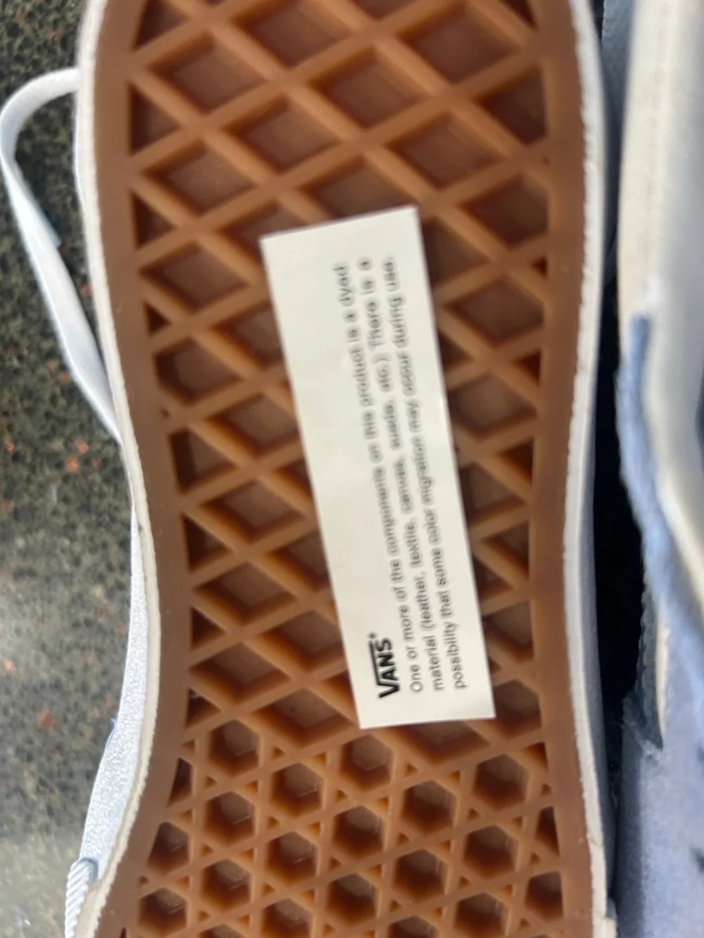 Vans Kids Pale Blue Suede Lace-Up Sneakers - Picture 2 of 5